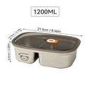 Axyaa Stainless Steel Lunch Box with Lid - Portable & Microwave Safe