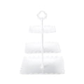 Axyaa 3-Layer Fruit Tray for Party Desserts, Snacks, and Fruits