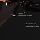 Axyaa Modern Minimalist LED Chandelier, Black Round Ring Pendant Light for Various Rooms