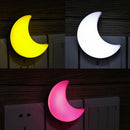 Axyaa Moon Night Light Plug Wall Cute Baby Nursery Lamp LED Nightlight