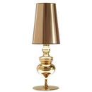 Axyaa Modern Gold Metal Table Lamp Cordless Design for Home Hotels Living Room Bedroom