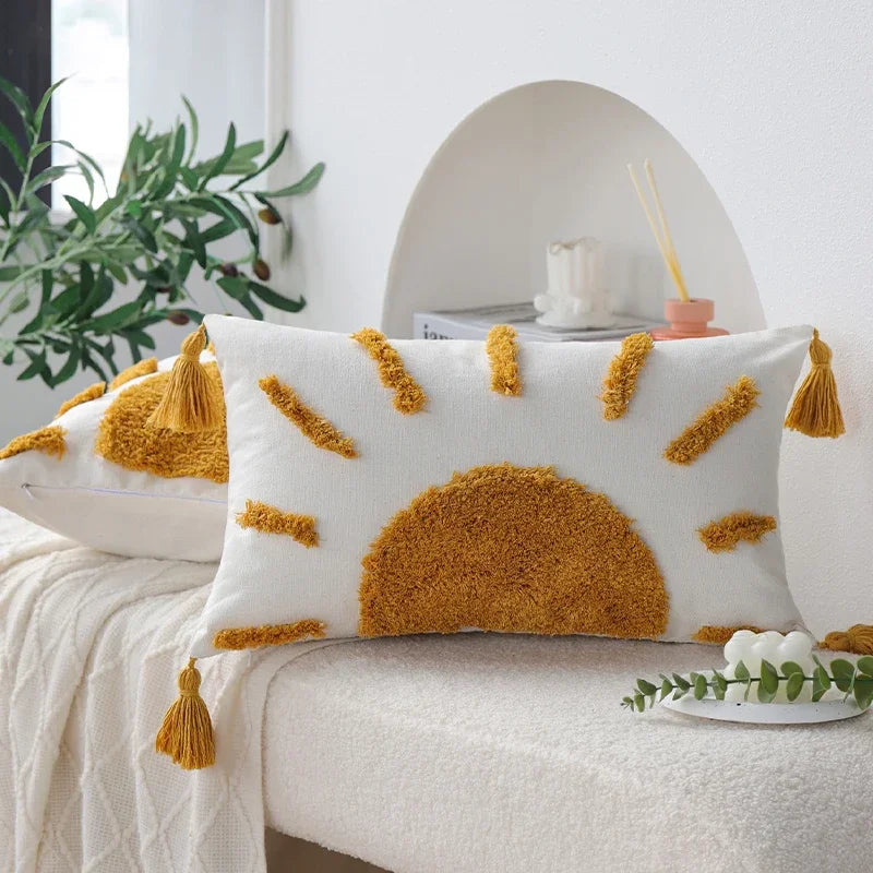 Axyaa Tufted Decorative Cushion Cover Set for Living Room Bedroom Decor