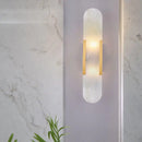 Axyaa Marble Chandelier: Modern Suspended Linear Alabaster design for Elegant Lighting