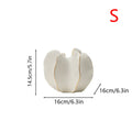Axyaa Star Fruit Ceramic Vase for Home Decoration and Flower Arrangement