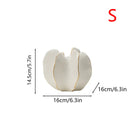Axyaa Star Fruit Ceramic Vase for Home Decoration and Flower Arrangement