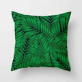 Axyaa Tropical Green Plants Pattern Cushion Cover for Sofas and Decor
