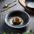 Axyaa Moon Pattern Ceramic Deep Plate for Soup Salad Dessert, Household & Commercial