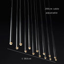 Axyaa Minimal Pendant Lights for Modern Spaces: Restaurants, Villas, Duplexes, LED Fixtures, Home Decor