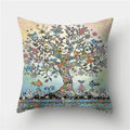 Axyaa Butterfly Cat Animals Design Pillowcase - Nordic Home Decor