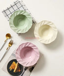 Axyaa Ceramic Hat Bowl Set for Pasta, Soup, Dessert, and Fruit Salad