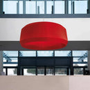 Axyaa Pleated Fabric E27 LED Pendant Lights: Minimalist Nordic Chandelier for Indoor Living Room Lighting