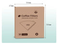 Axyaa Wood Pulp Coffee Filter Cone Set