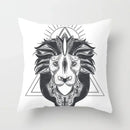 Axyaa Cute Animal Print Pillow Cover - 45X45cm