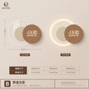 Axyaa Moon Glow Digital Wall Clock for Modern Light Luxury Living Room Decoration