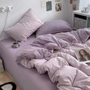 Axyaa Princess Pink Heart Bedding Set - Queen Twin Size - Cute Kawaii Design