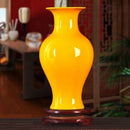 Axyaa Yellow Ceramic Vases: Elegant Home Crafts for Decoration, Office, Wedding Gifts