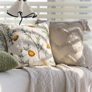 Axyaa Boho Cotton Tufted Tassel Throw Pillow Cover for Living Room Sofa