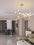 Axyaa Glass Bubble Resin Pendant Light Chandelier LED Lamps