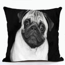 French Bulldog & Pug Dog Pillowcase by Axyaa - Decorative Animal Polyester Cushion Cover