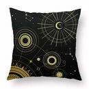 Axyaa Tarot Black Pillowcase 45x45cm for Home Decor and Living Room