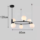 Axyaa Modern LED Chandeliers: Stylish Pendant Lights for Living and Dining Rooms