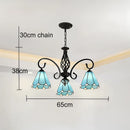 Axyaa Bohemian Stained Glass Pendant Chandelier: Creative Luxury Lighting for Home & Event Spaces