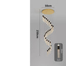 Axyaa Modern LED Chandeliers for Living Room Staircase Pendant Light Indoor Lighting
