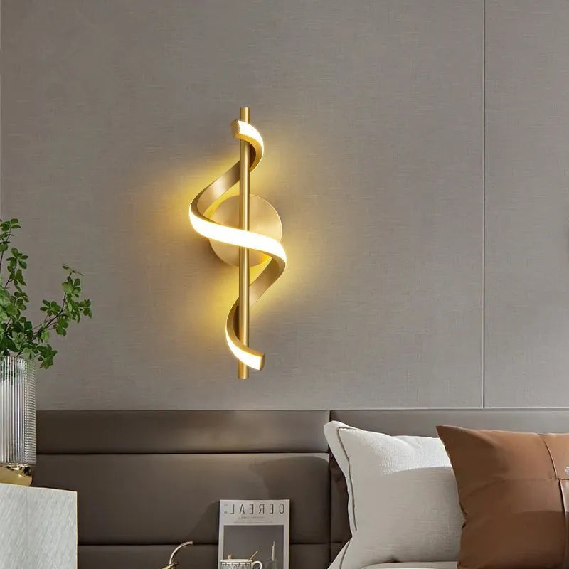 Axya LED Wall Lamp: Modern Living Room Bedroom Decor Sconce Lights