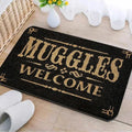 Axyaa Wizard Muggle Entrance Mat: Non-Slip Absorbent Hallway Carpet