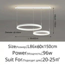 Axyaa Minimalist Ring LED Chandelier for Living Room Modern Pendant Light