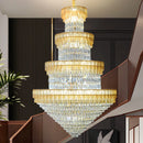 Axyaa Luxury Duplex Villa Loft Chandelier for Hotel, KTV, and Lobby