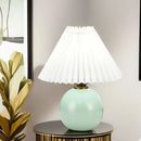 Axyaa Nordic Pleated Table Lamp - USB Art Night Light for Bedroom