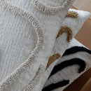 Axyaa Line Tufted Chenille Cushion Cover 45x45cm for Home D��cor
