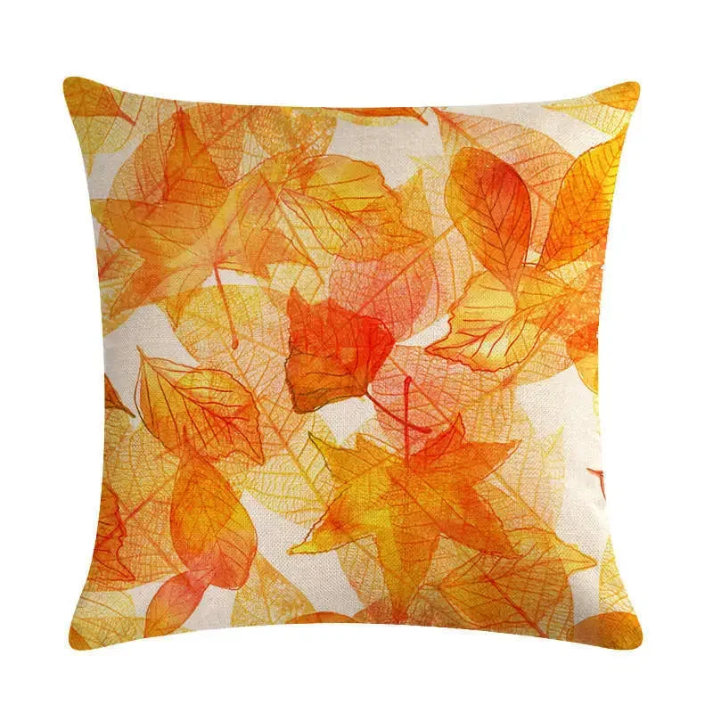 Maple Leaf Cushion Cover 45X45CM Home Decor Axyaa Cojin