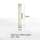 Axyaa Marble LED Wall Lights Copper Sconces Luxury Bedroom Lamp Art Decor