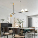 Axyaa Nordic Black Gold LED Chandelier for Home and Hospitality Lighting