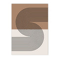 Minimalist Geometry Wall Art Print by Axyaa - Modern Abstract Canvas Painting for Home Decor