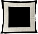 Axyaa Geometric Linen Pillowcase 45x45 - Home Office Sofa Décor