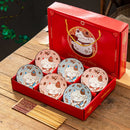 Axyaa Ceramic Cartoon Bowls & Chopsticks Set - Creative Gift Pack