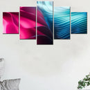 Axyaa Abstract Pink Light Futuristic Canvas Poster Set – Home Decor Wall Art