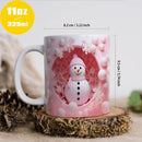 Axyaa Snowman Ceramic Mug 11oz Kids Christmas Gift Cup Home Milk Cup