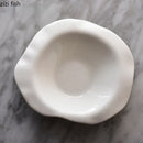 Axya White Bone Dinner Plate Set