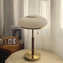 Axyaa Vintage Glass Desk Lamp for Home, Study, and Hotel Room
