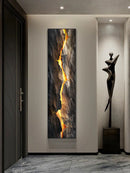 Axyaa Crystal Porcelain Mountain LED Wall Lamp for Home Decor
