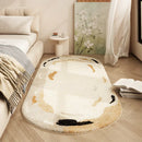 Axyaa French Style Autumn Winter Large Area Rug for Warm, High-End Bedroom and Living Room