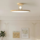 Axyaa Wood-grain LED Ceiling Chandelier for Bedroom, Balcony, Bathroom Lighting