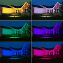 Axyaa RGB Flood Light: 100W 50W 30W 20W Waterproof Outdoor Spotlight Street Light