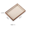 Axyaa Black Walnut Wooden Jewelry Box: Large Capacity, Stackable for Earrings, Necklaces