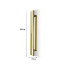 Axyaa Stainless Steel Gold Wall Lamp: Nordic Design, Post Modern Style