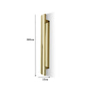 Axyaa Stainless Steel Gold Wall Lamp - Modern Nordic Design for Bedroom, Restaurant, Aisle